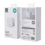 Charger GaN WK 65W PD+QC3.0 White WP-U113