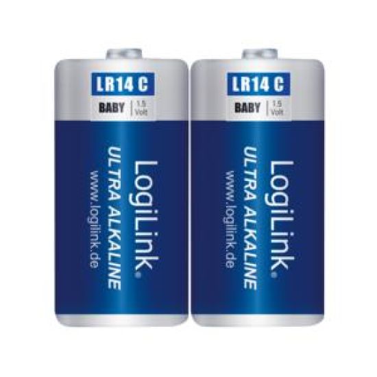 Battery Alkaline 1.5V Logilink LR14B2 2pcs