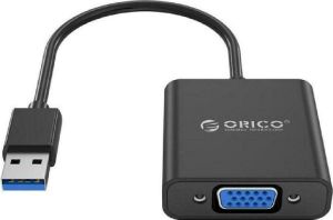Orico UTV-BK-BP Μετατροπέας USB-A male σε VGA female