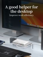 LDNIO σταθμός φόρτισης Q605, 3x USB-C & 3x USB, 120W, PD/QC, μαύρος