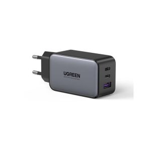 Charger GaN UGREEN CD244 65W PDx2+QC4.0 Gray 10335