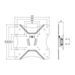 TV Bracket Logilink Tilt & Swivel BP0005