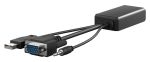 GOOBAY αντάπτορας HDMI σε VGA & 3.5mm 61259, 1080p, μαύρος