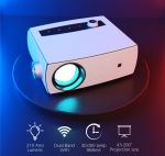 POWERTECH LED βιντεοπροβολέας PT-983, Full HD, Dolby Audio, λευκός