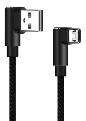 POWERTECH Καλώδιο USB σε Micro USB game 90 PTR-0042 copper, 1m, μαύρο