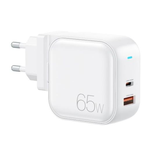 Charger GaN WK 65W PD+QC3.0 White WP-U113